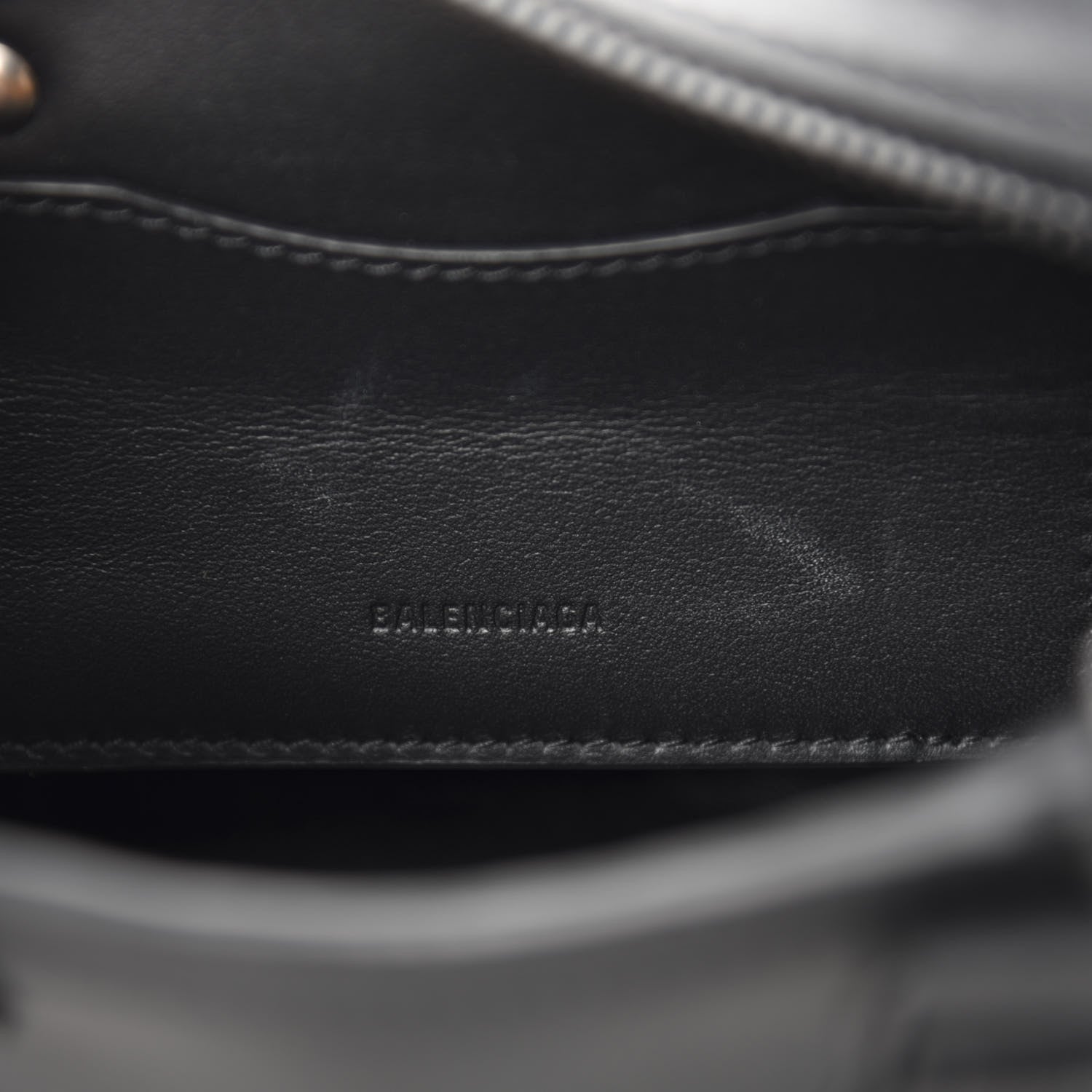 Balenciaga Smooth Calfskin Neo Classic Black Hardware Nano City Crossbody Black 8 of 9