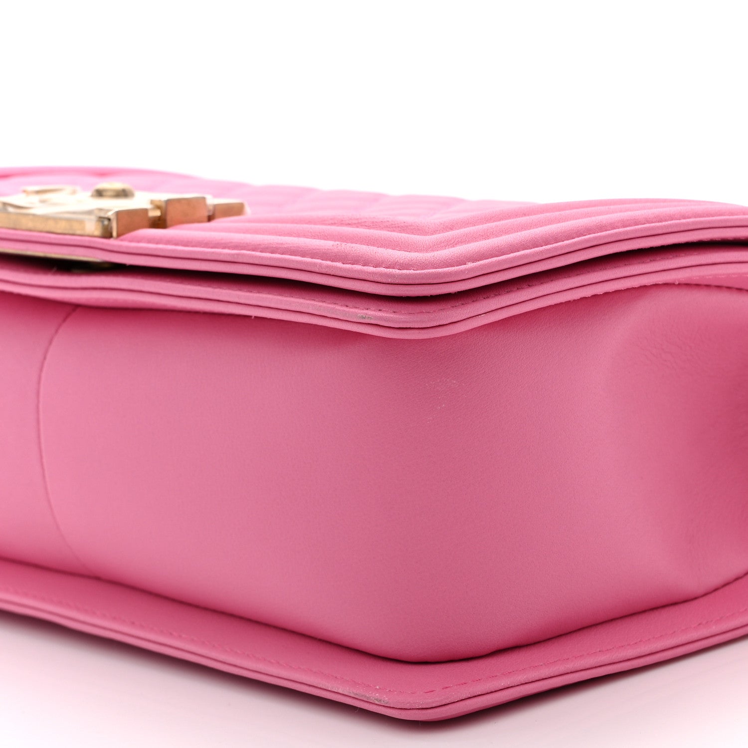 Chanel Lambskin Quilted Medium Boy Flap Pink 10 of 15