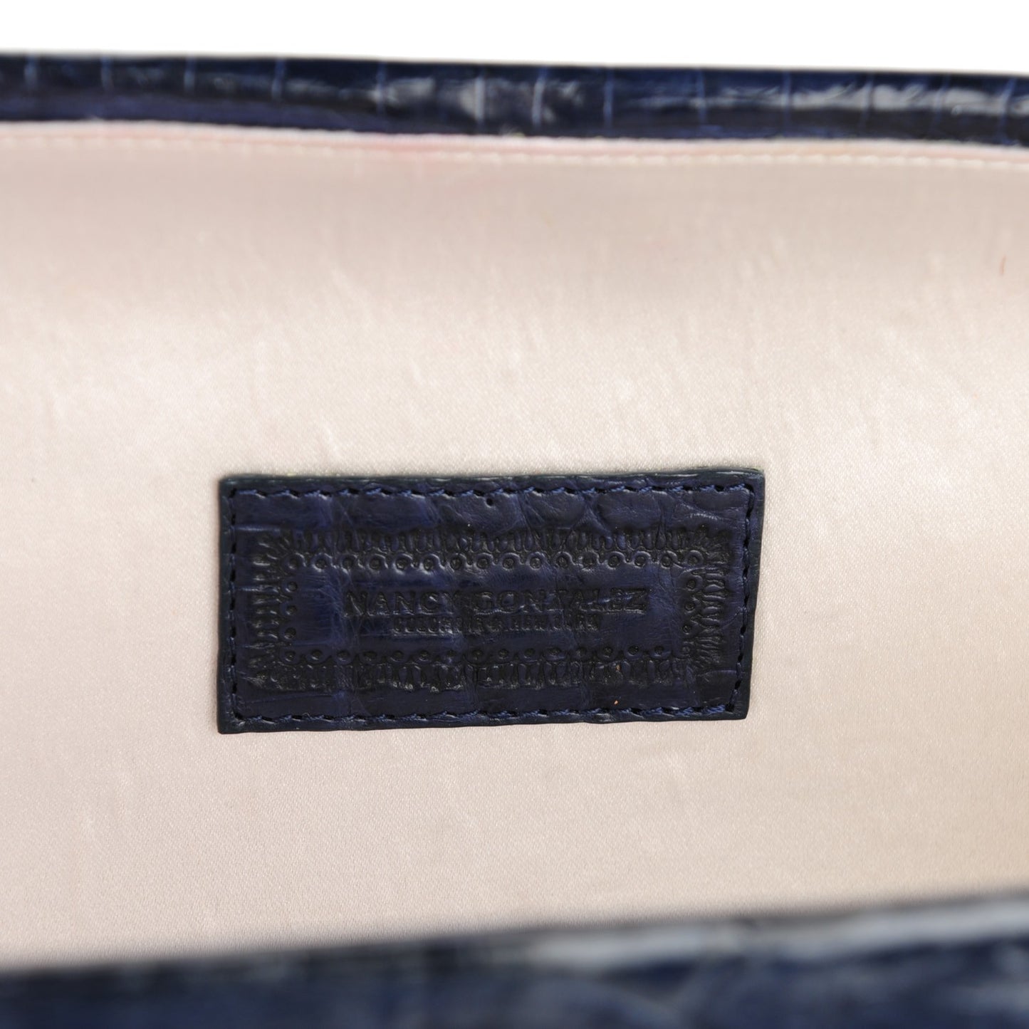Crocodile Clutch Navy