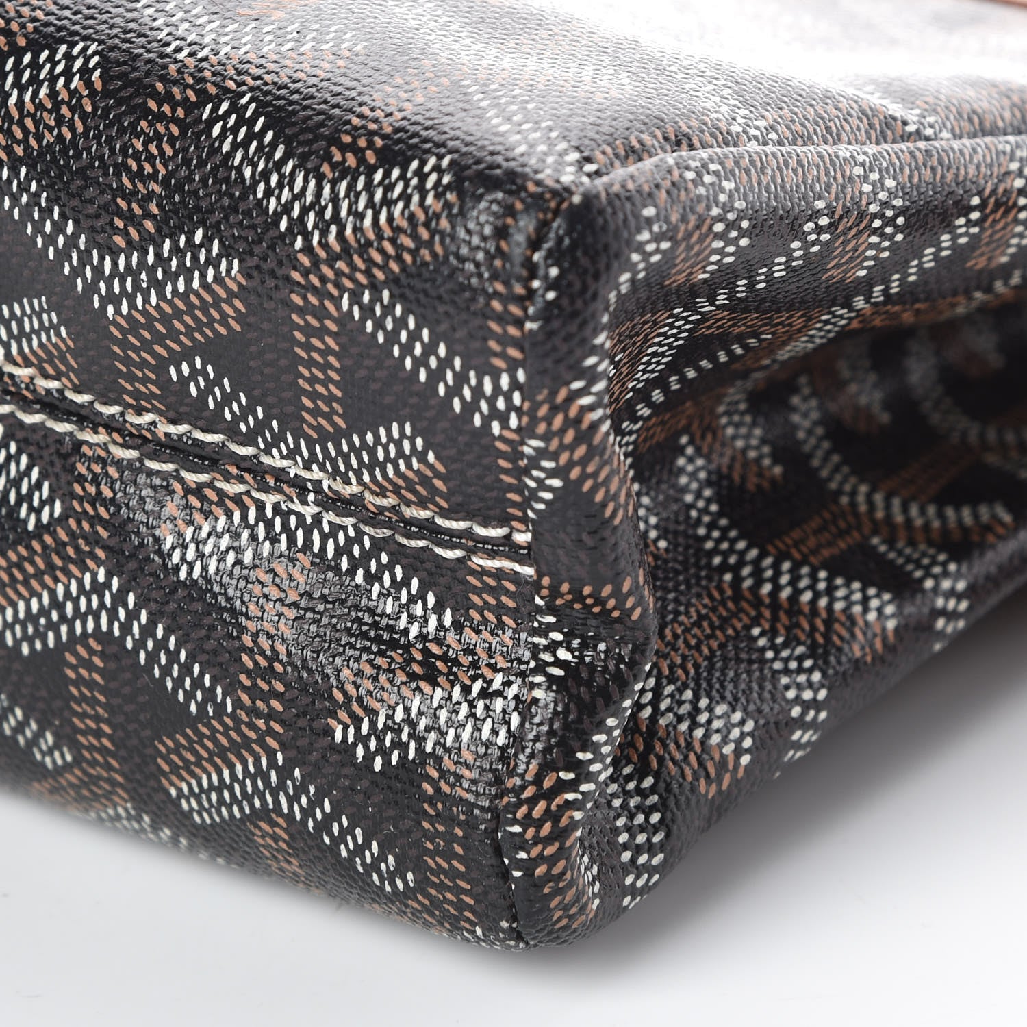 Goyard Goyardine Miroir Toiletry Bag PM Black Gold 10 of 10
