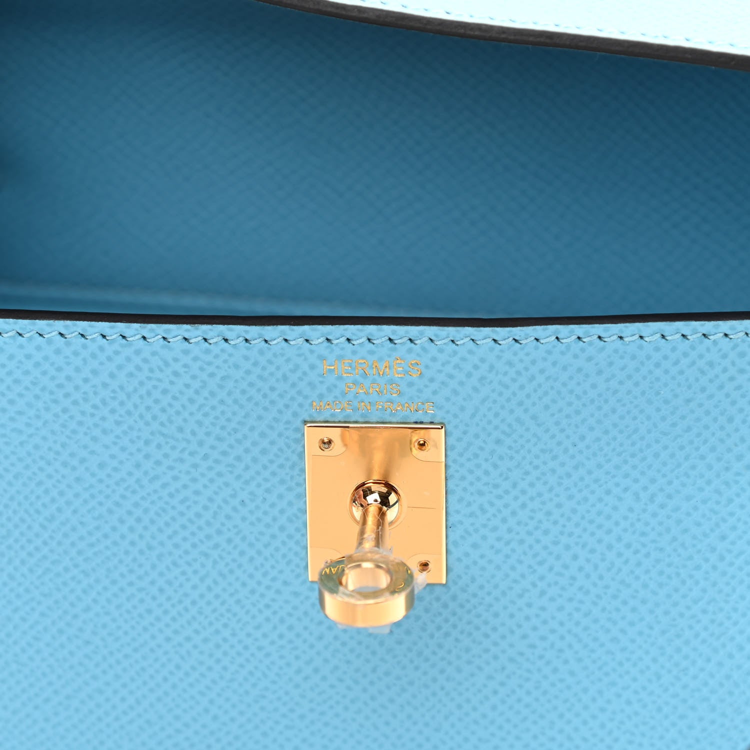 Hermes Epsom Kelly Sellier 25 Celeste 5 of 10