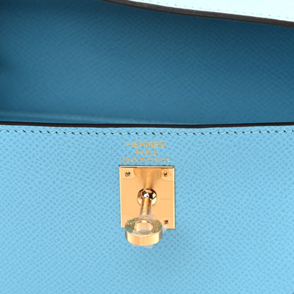 Hermes Epsom Kelly Sellier 25 Celeste 5 of 10
