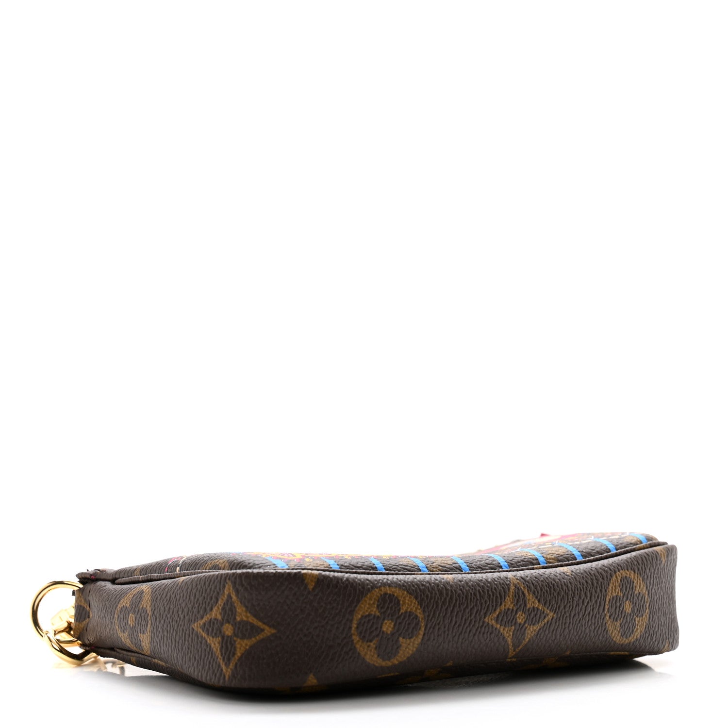 Louis Vuitton Monogram 2020 Christmas Animation Roller Coaster Mini Pochette Accessories Pivoine 4 of 8