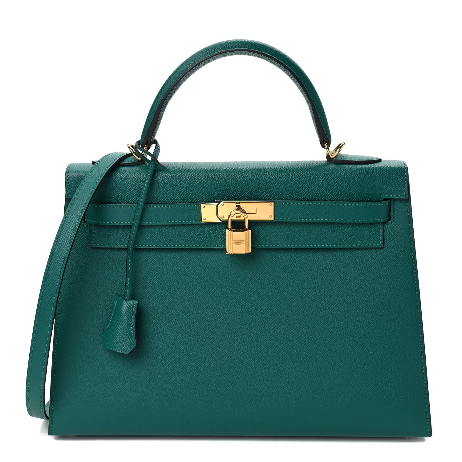 Hermes Epsom Kelly Sellier 32 Malachite 1 of 9