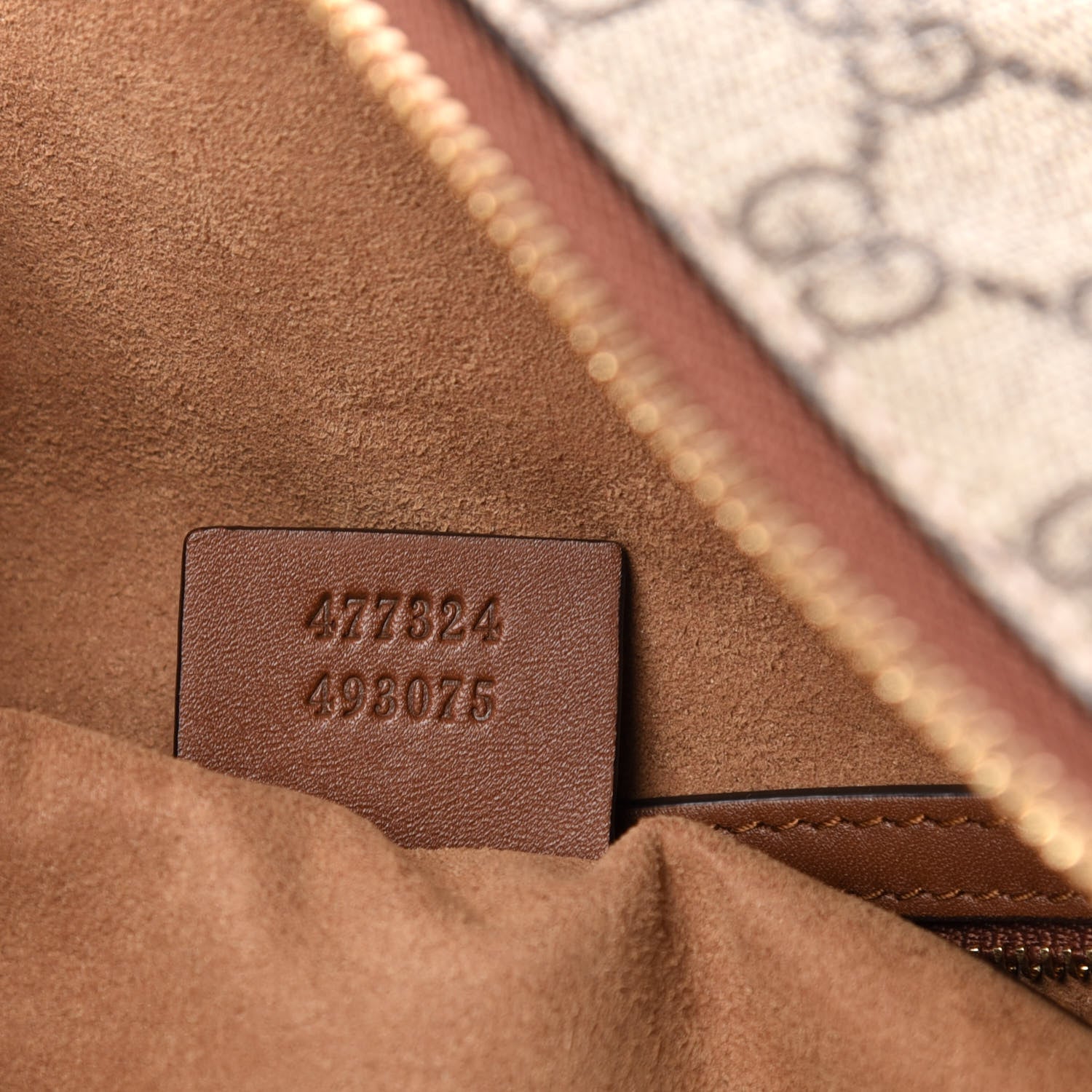 Gucci GG Supreme Monogram Large Linea A Hobo Light Brown 8 of 12