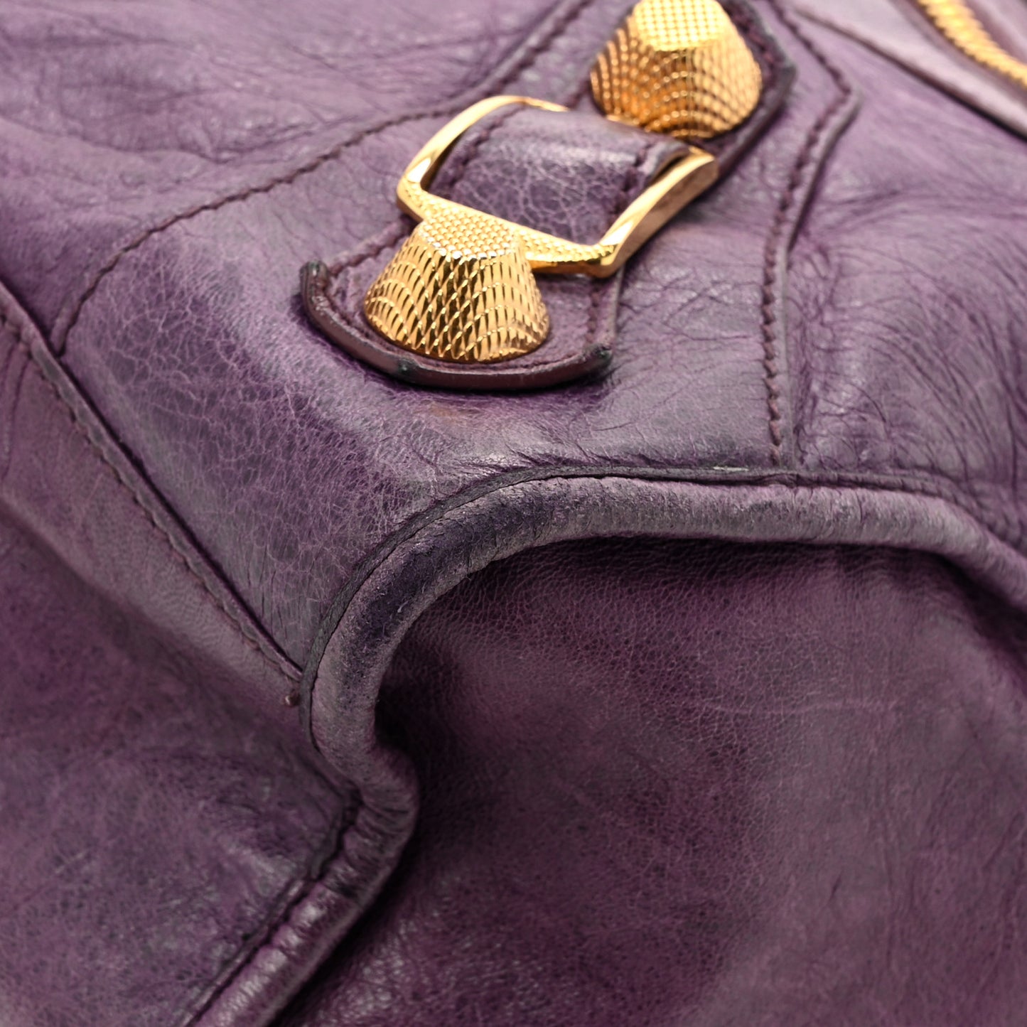 Agneau Giant 21 Gold Hardware City Raisin