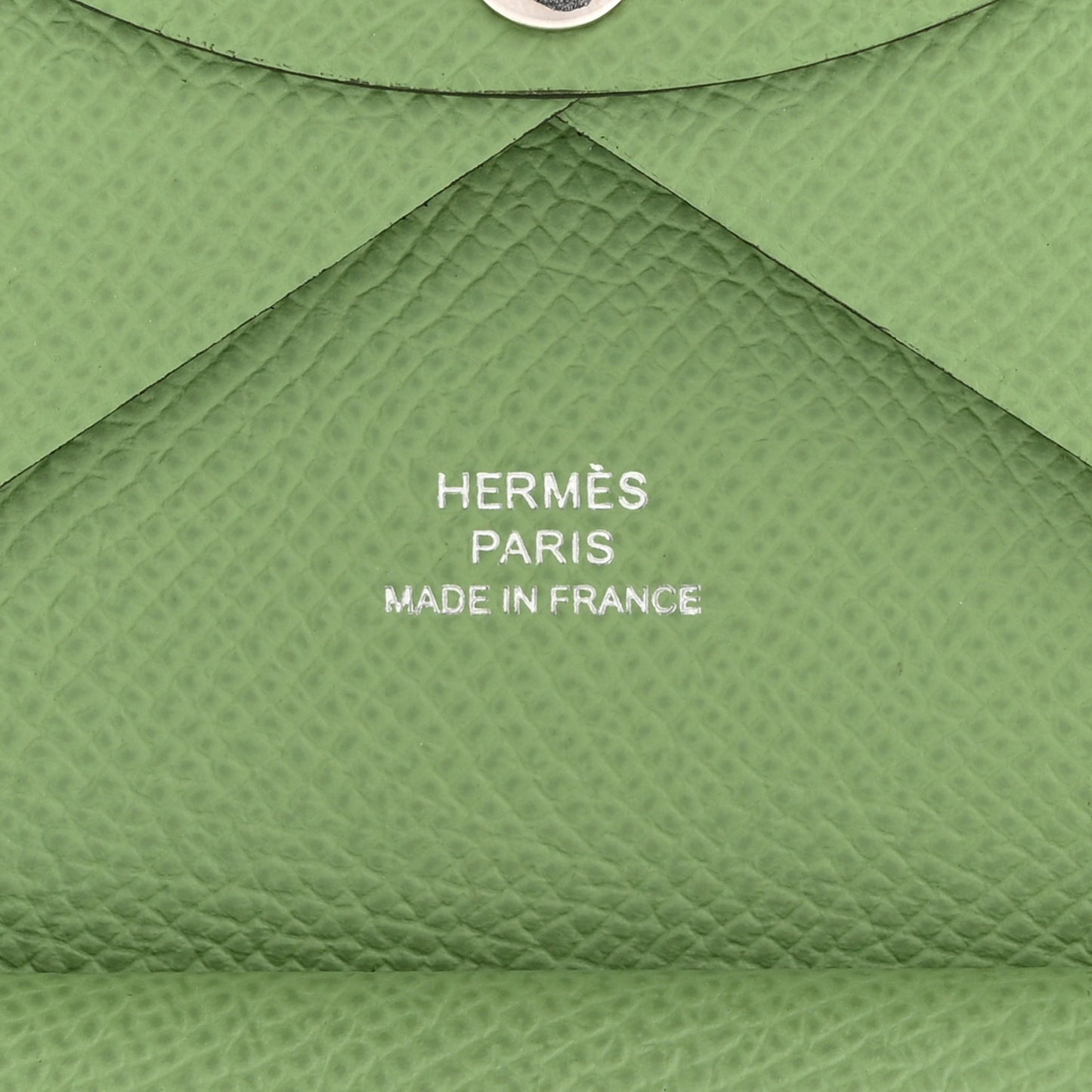 Epsom Calvi Duo Card Case Vert Criquet