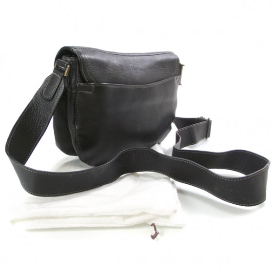 Christian Dior Leather Baudrier Saddle Bag Black 3 of 10