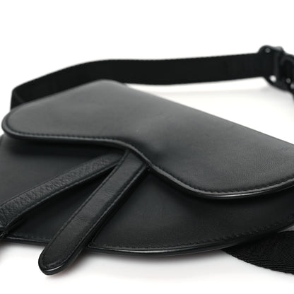 Christian Dior Ultra Matte Calfskin Saddle Belt Bag Black 9 of 9