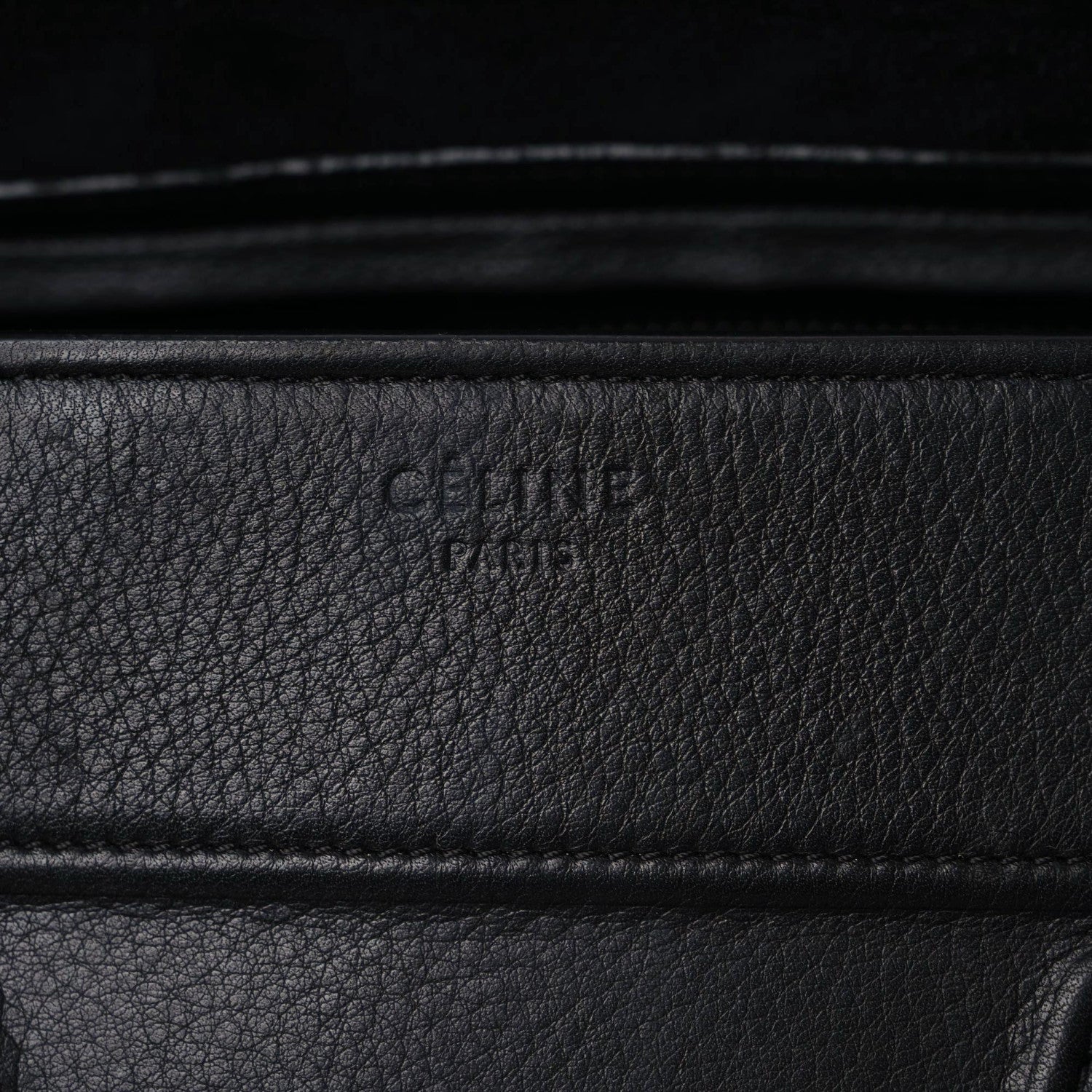 Celine Supple Calfskin Medium Phantom Luggage Black 18 of 21