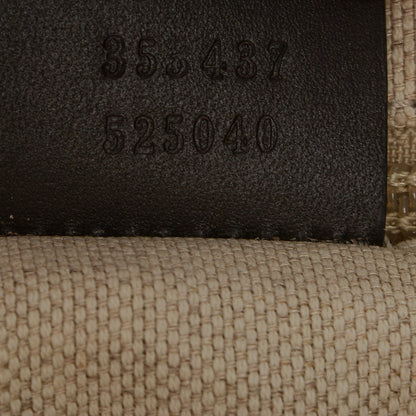 Gucci GG Supreme Monogram Medium Zippered Tote Dark Brown 7 of 7