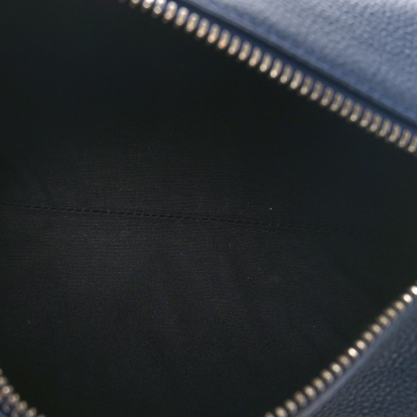 HOMME Grained Calfskin Mens Roller Pouch Blue