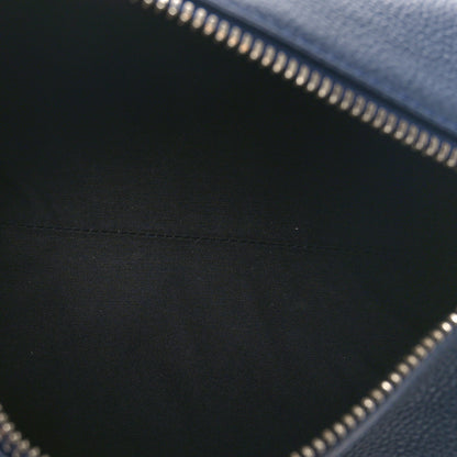 Christian Dior HOMME Grained Calfskin Mens Roller Pouch Blue 7 of 9