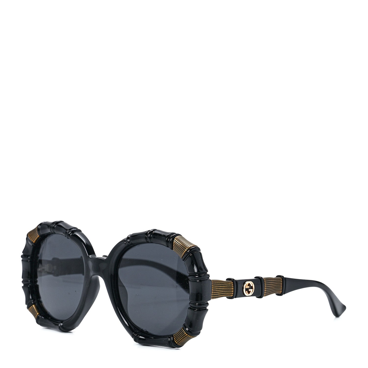 Gucci Bamboo Sunglasses GG0659S Black 1 of 9