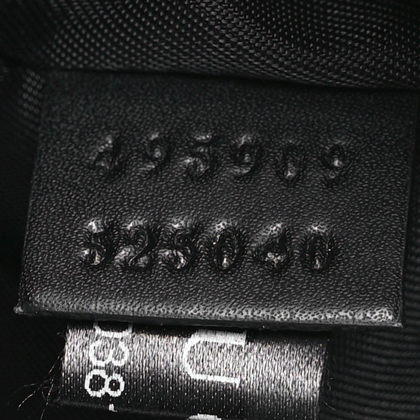 GG Supreme Monogram Web Messenger Diaper Bag Black Grey
