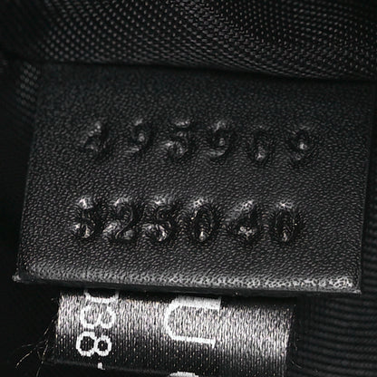Gucci GG Supreme Monogram Web Messenger Diaper Bag Black Grey 7 of 17