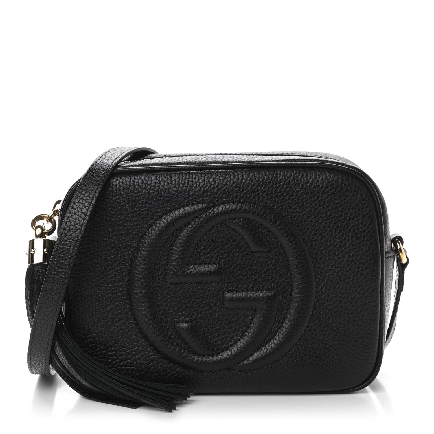 Gucci Pebbled Calfskin Small Soho Disco Bag Black 1 of 11