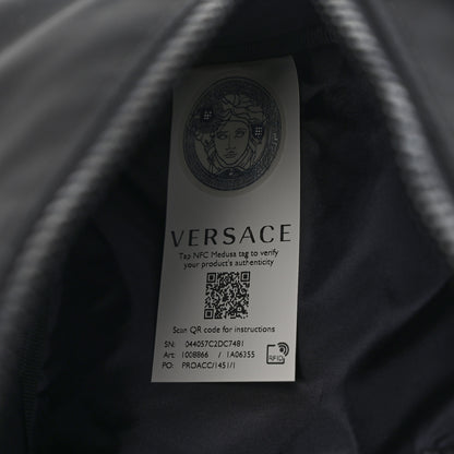 Versace Nylon Palazzo Medusa Belt Bag Black Ruthenium 6 of 9