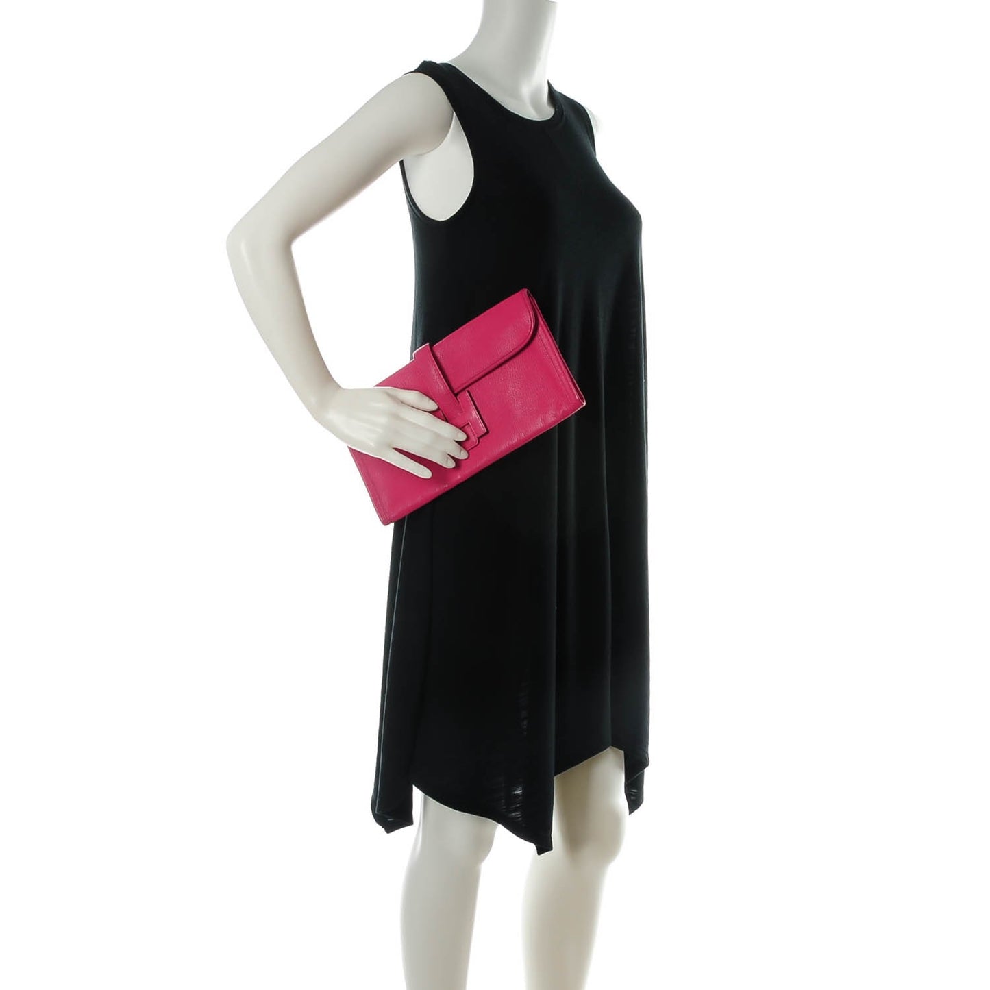 Chèvre Mysore Jige Elan 29 Clutch Fuchsia