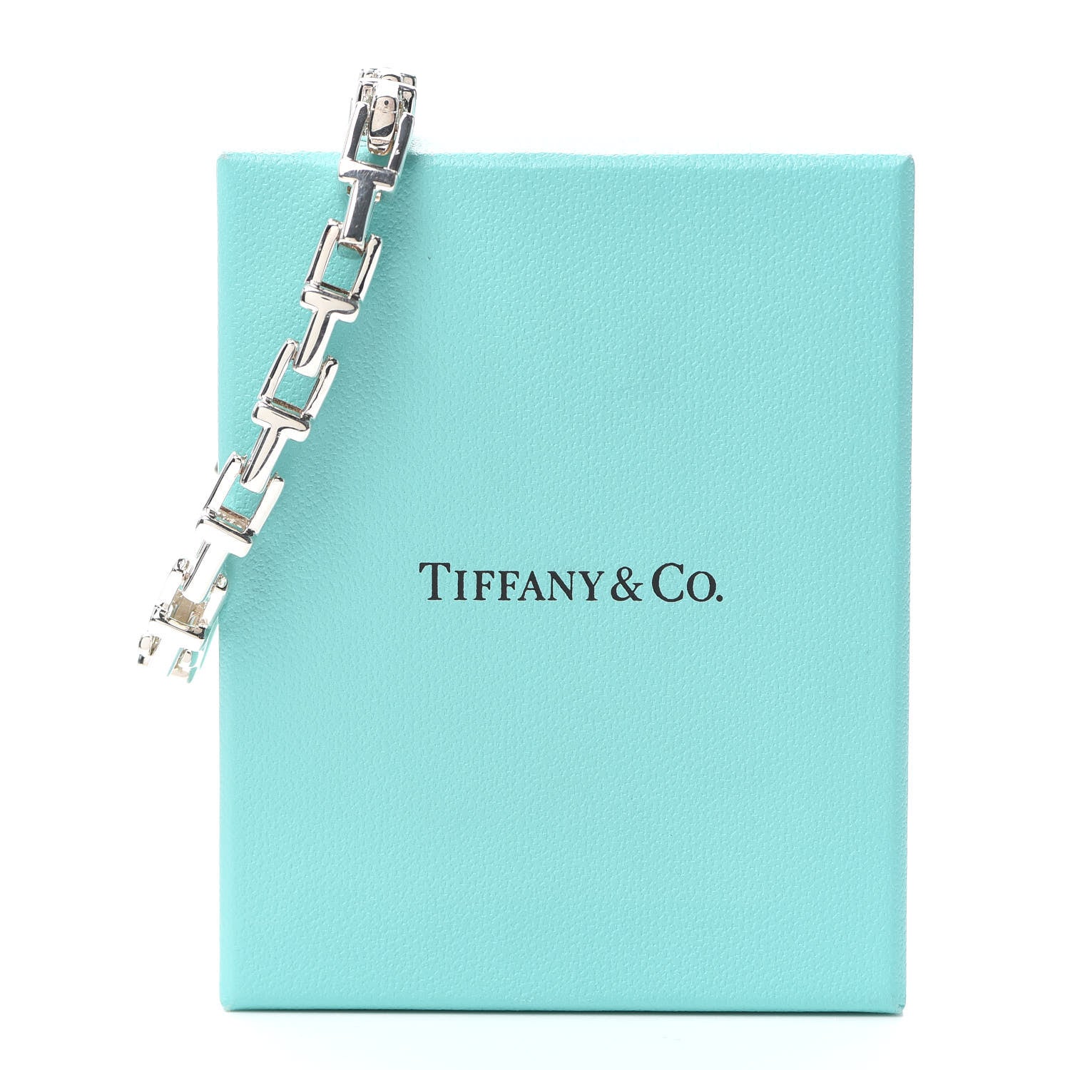 Tiffany Sterling Silver T Chain Bracelet 7 of 7
