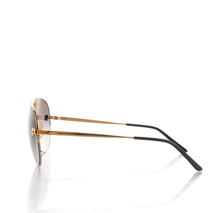 Cartier Panthere De Aviator Sunglasses Black 2 of 4