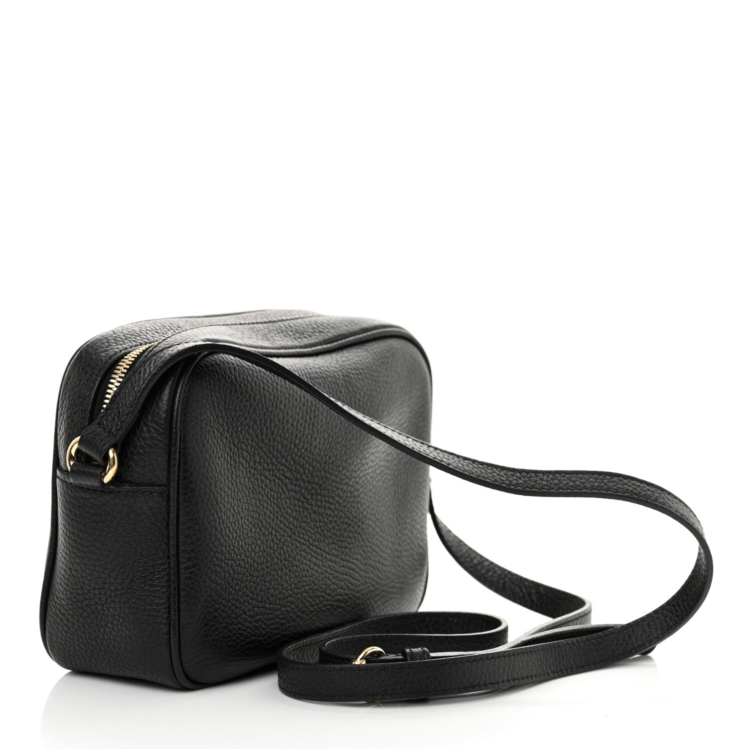 Gucci Pebbled Calfskin Small Soho Disco Bag Black 3 of 14