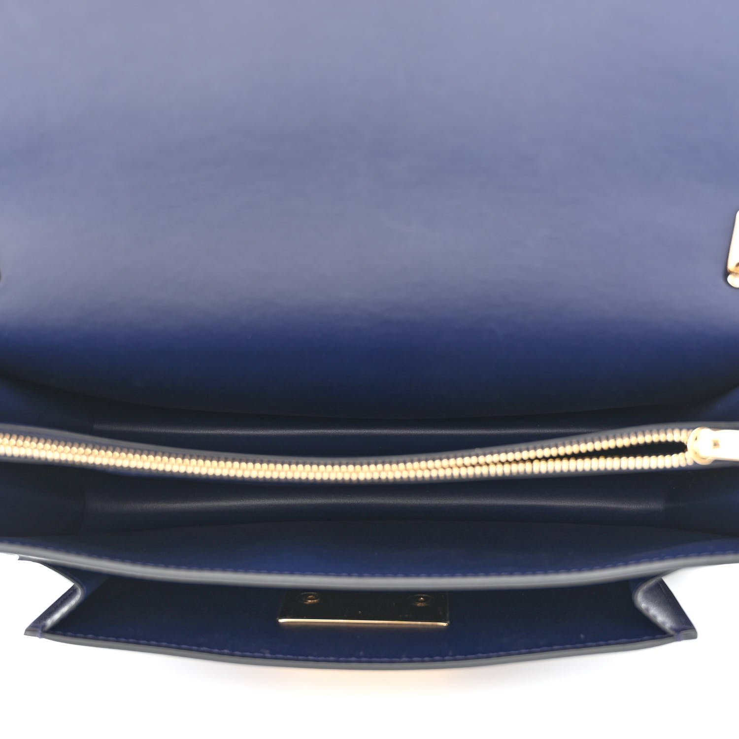 Salvatore Ferragamo Calfskin Aileen Navy 5 of 10