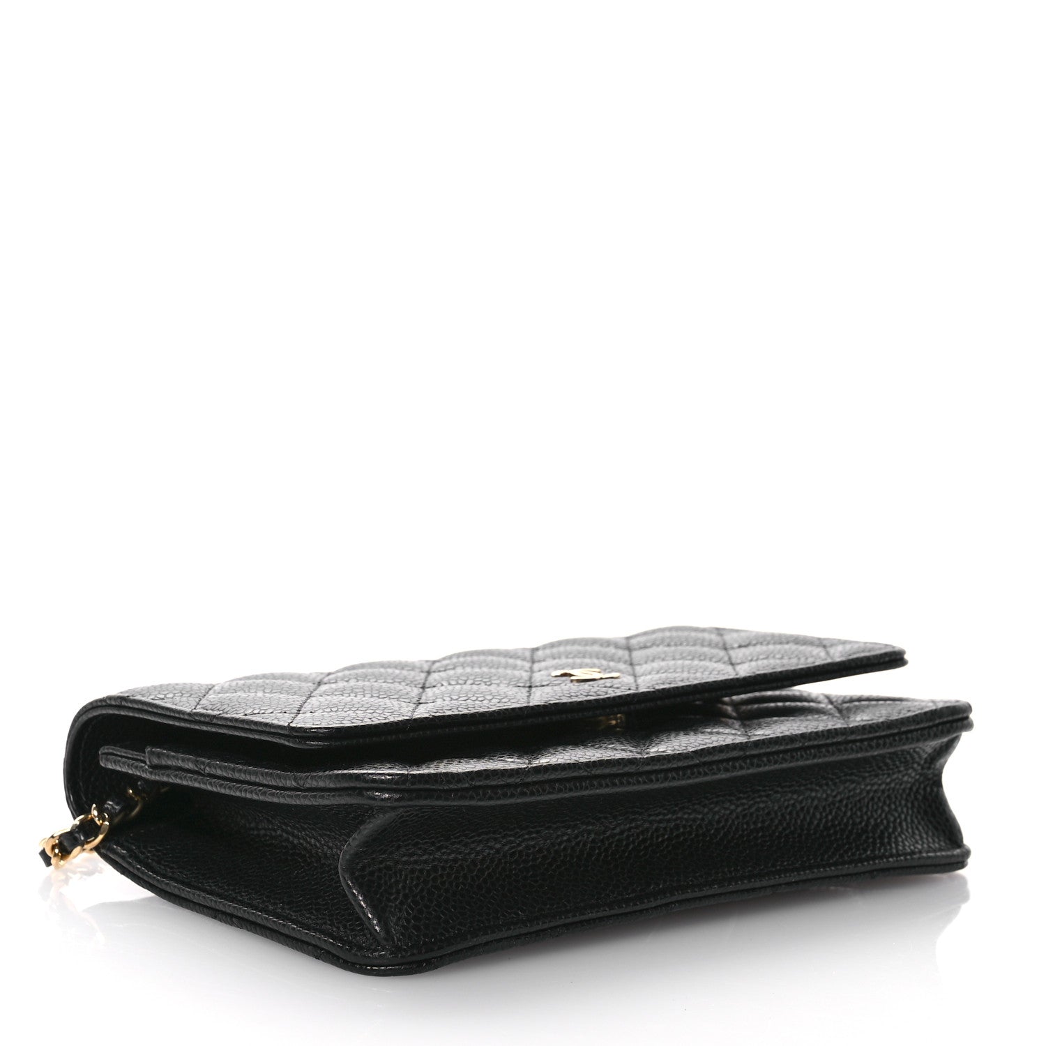 Chanel Caviar Quilted Wallet on Chain WOC Black 4 of 11