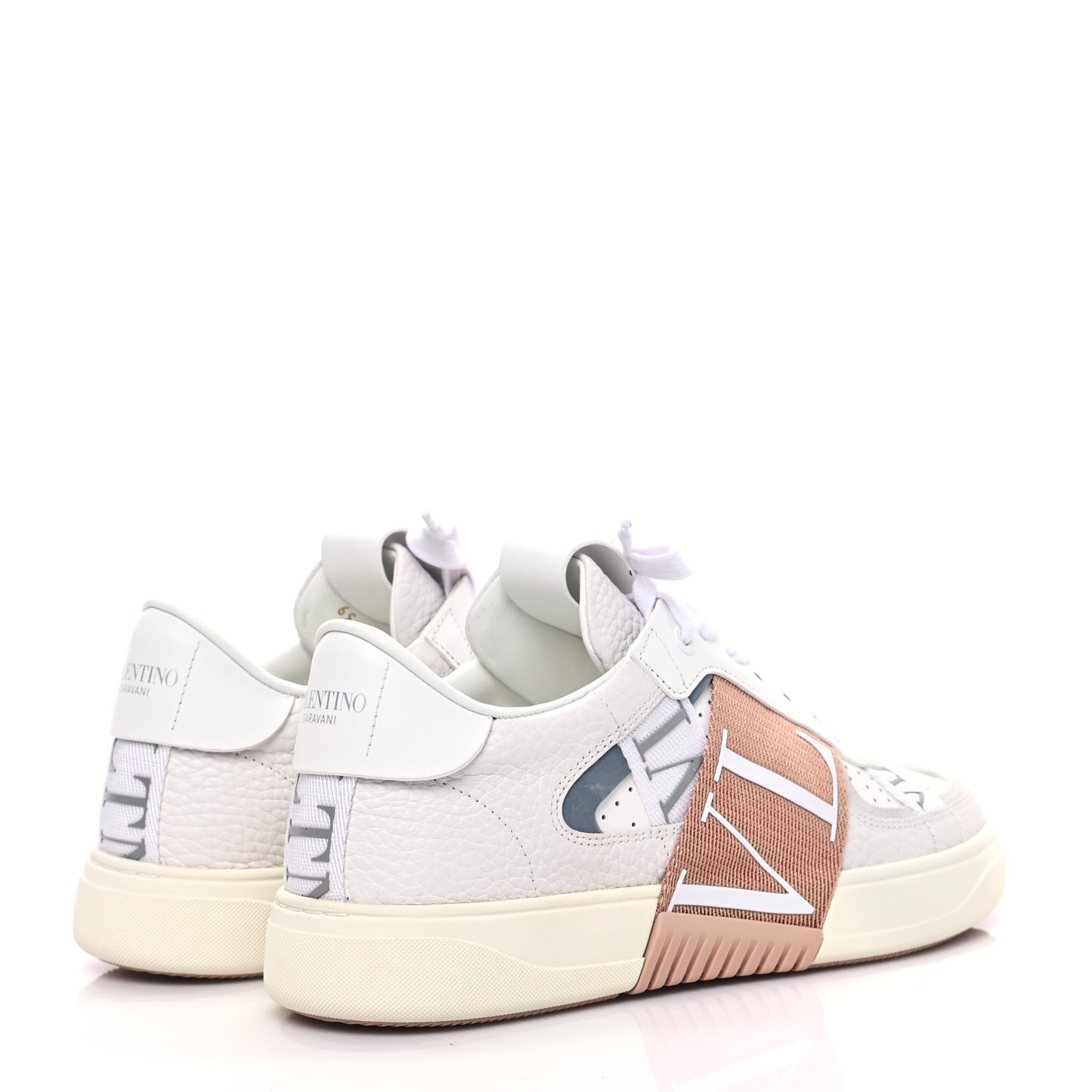 Calfskin Womens VL7N Sneakers 39 White Multicolor