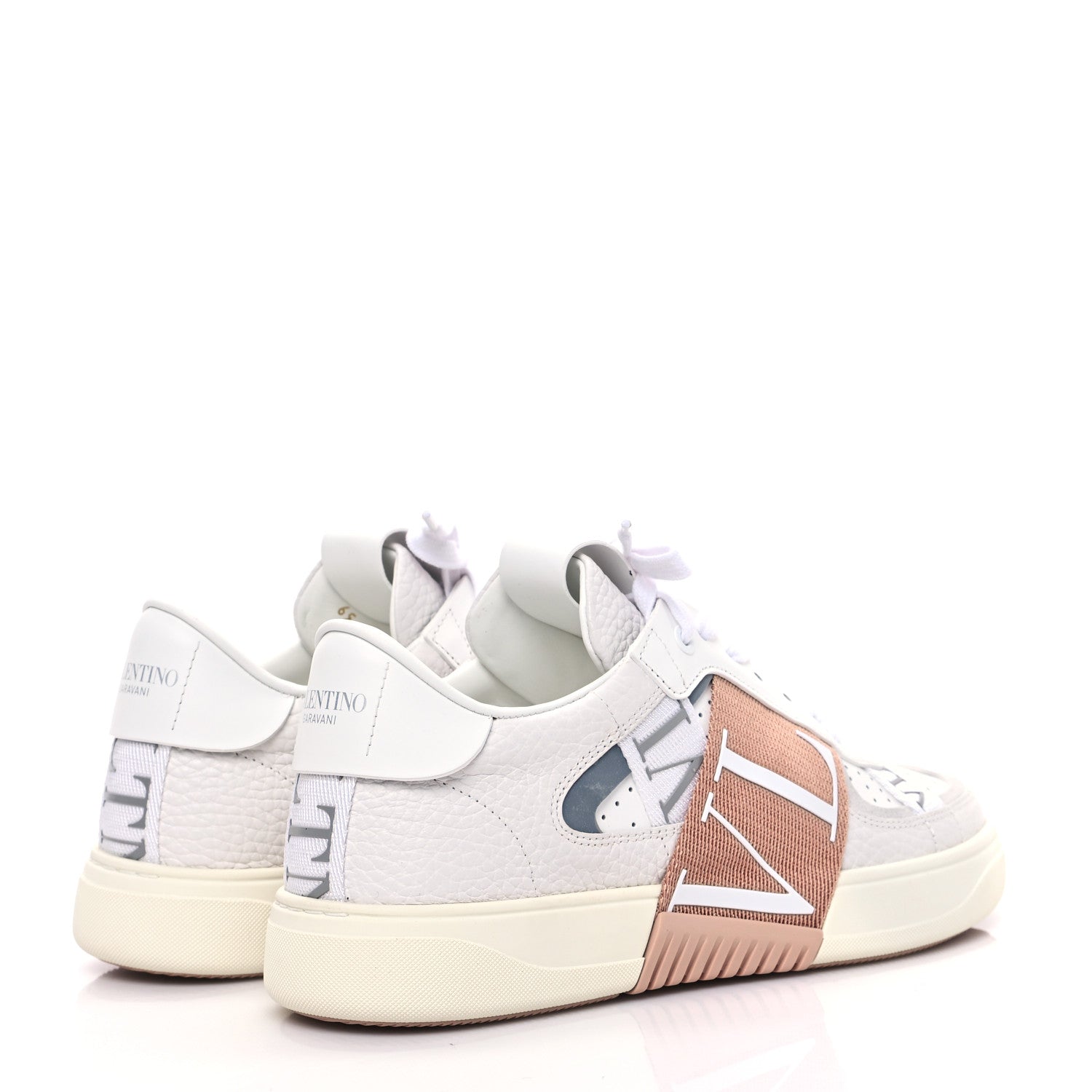 Valentino Garavani Calfskin Womens VL7N Sneakers 39 White Multicolor 4 of 9