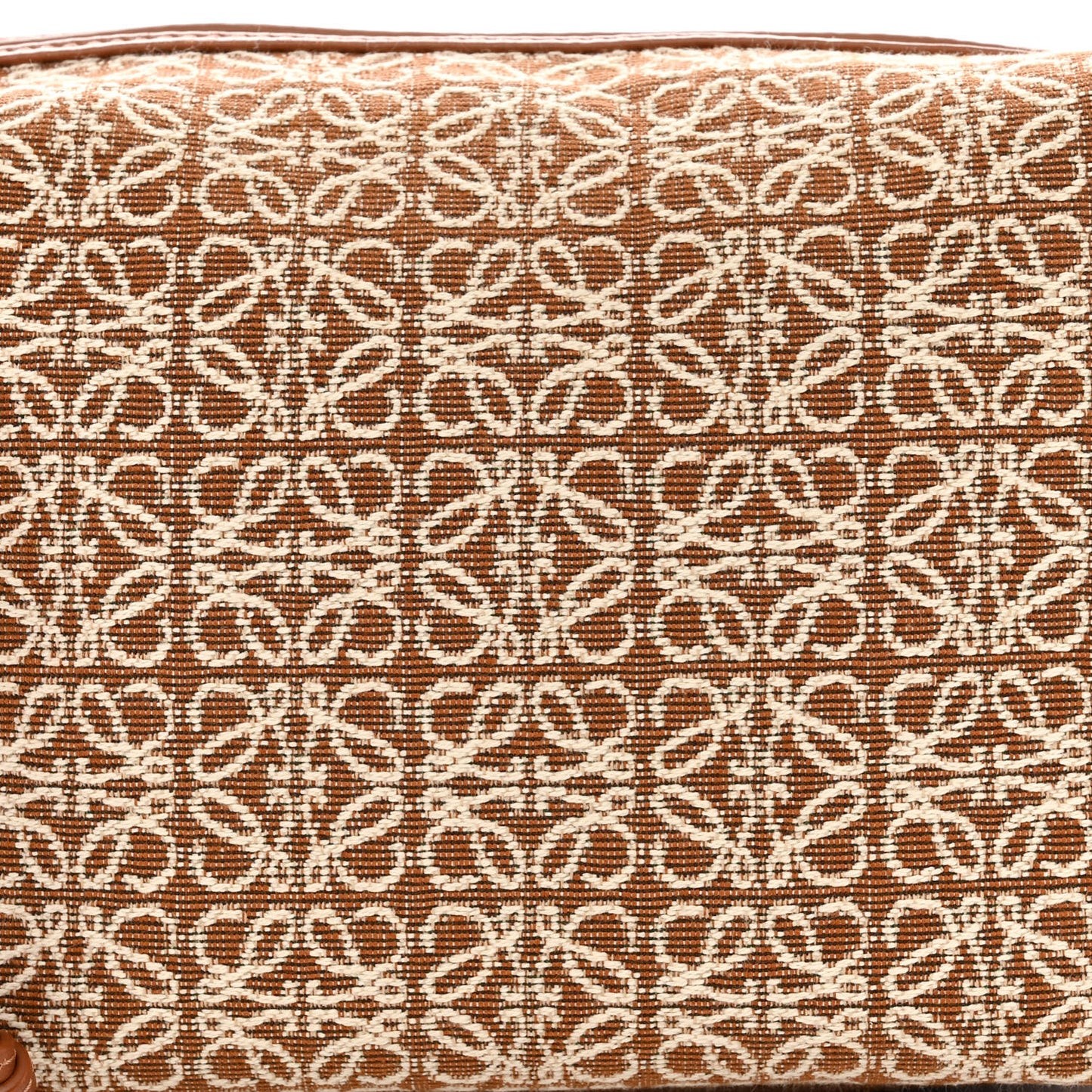 Jacquard Anagram Calfskin Small Cubi Bag Tan Pecan