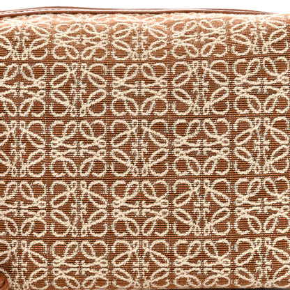 Loewe Jacquard Anagram Calfskin Small Cubi Bag Tan Pecan 8 of 10
