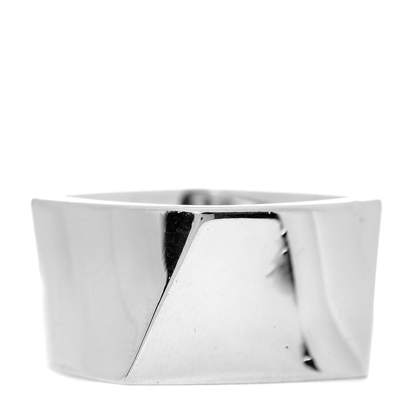 Sterling Silver Frank Gehry Torque Wide Band Ring 53 6.5
