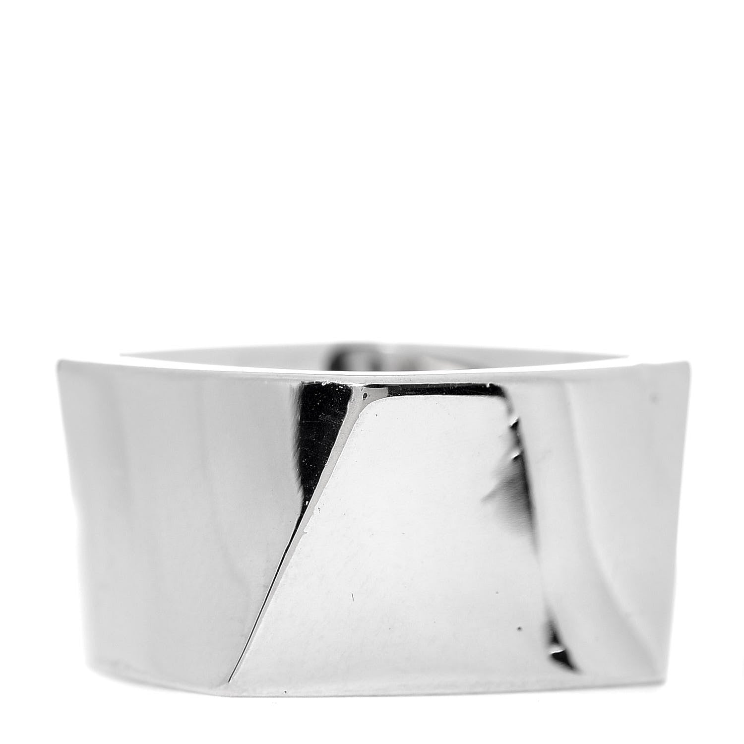 Tiffany Sterling Silver Frank Gehry Torque Wide Band Ring 53 6.5 3 of 4