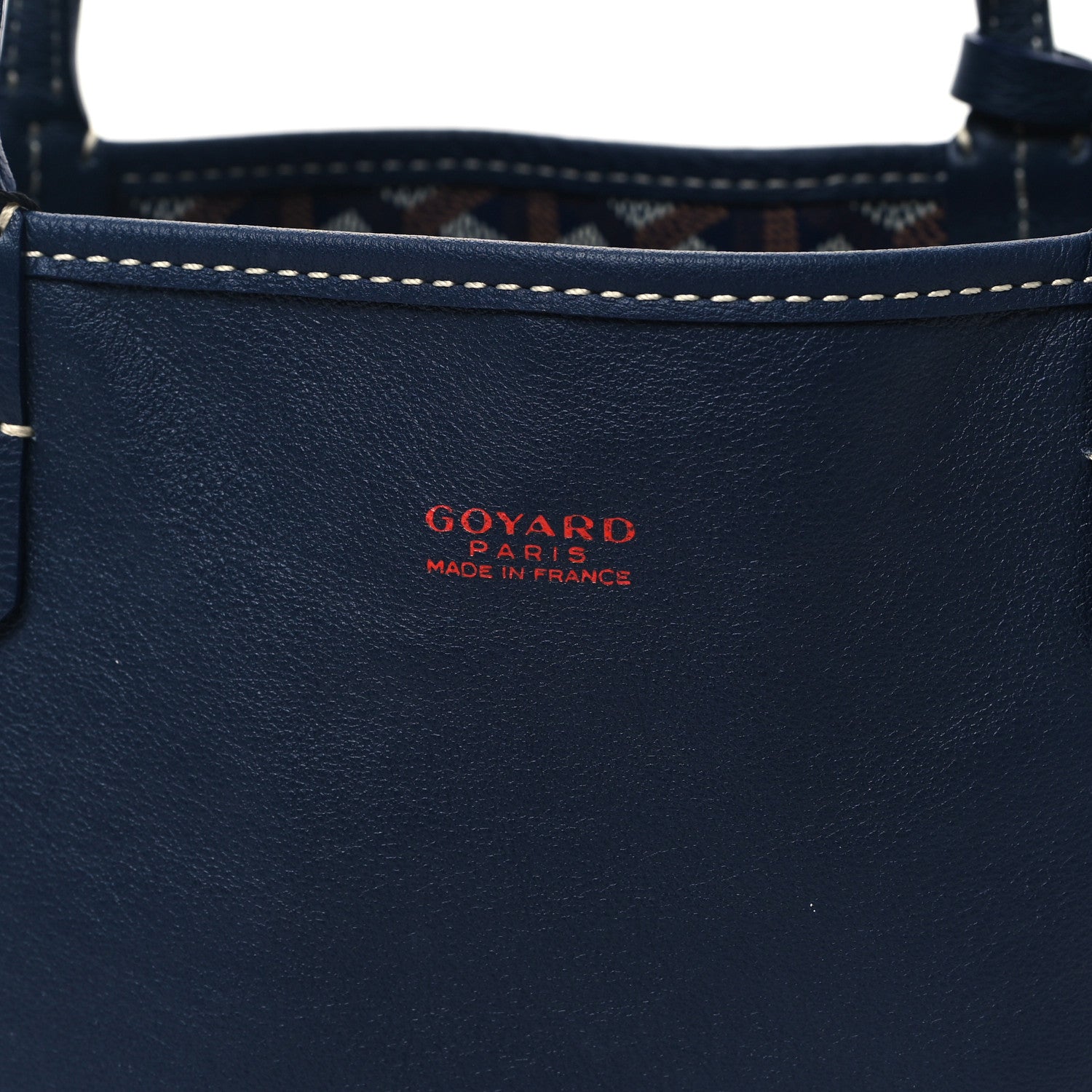 Goyard Goyardine Reversible Mini Anjou Navy 14 of 16