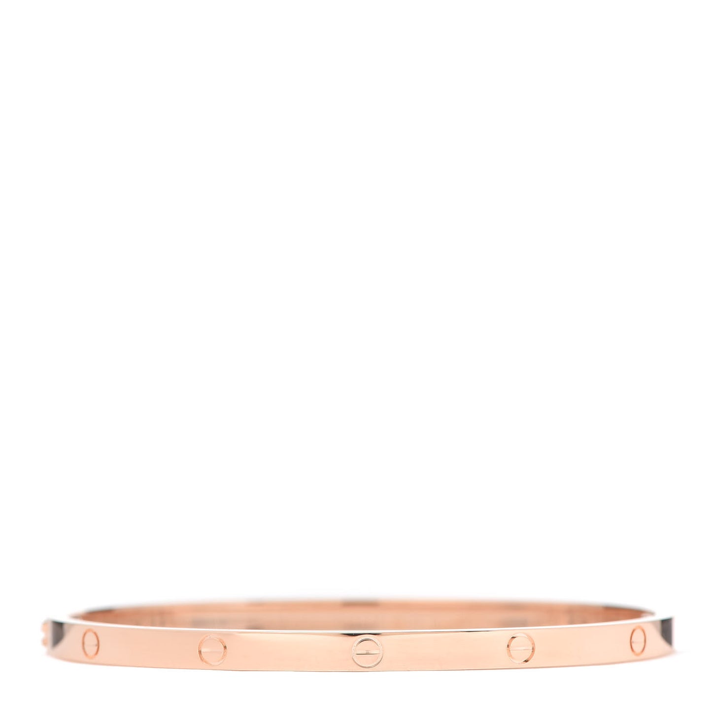 18K Pink Gold Small LOVE Bracelet 17