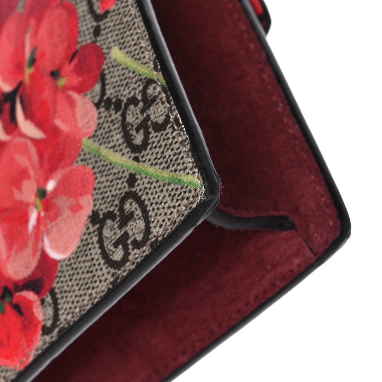 GG Supreme Monogram Blooms Super Mini Dionysus Shoulder Bag Beige Multicolor Dry Rose