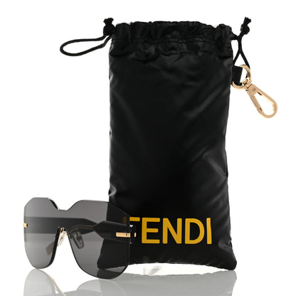 Fendi Metal Fendigraphy Shield Sunglasses FE40067U Black 7 of 7