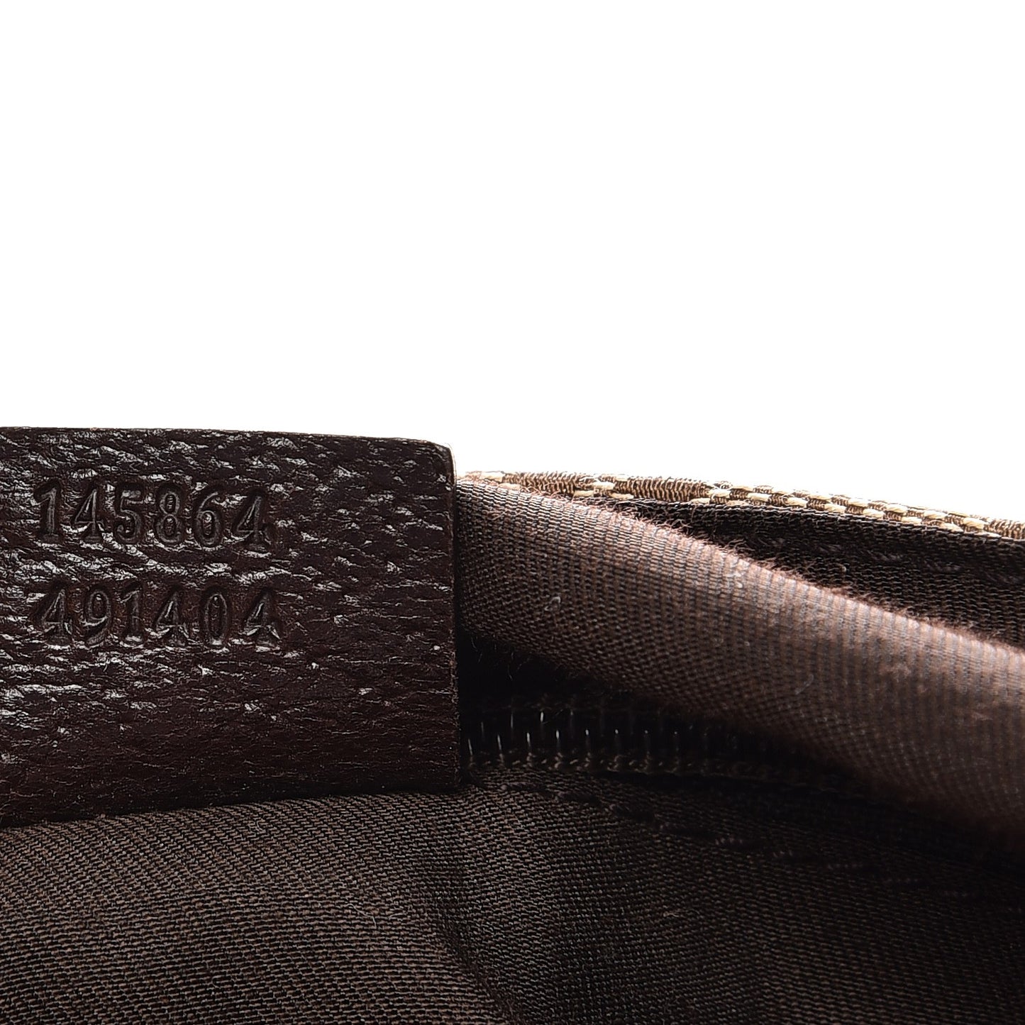 Monogram Large Flap Messenger Bag Beige Dark Brown
