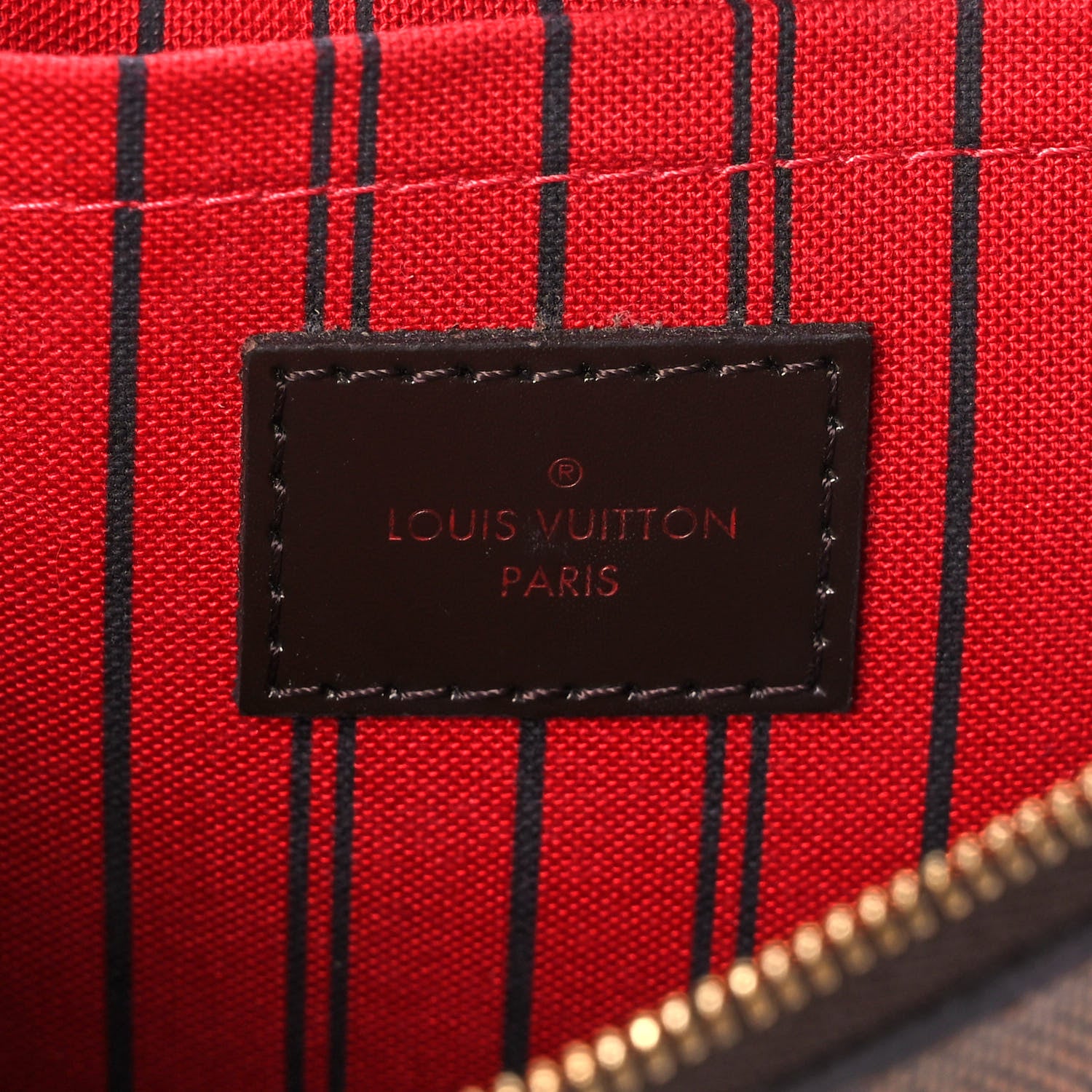Louis Vuitton Damier Ebene Neverfull MM GM Pochette 6 of 7