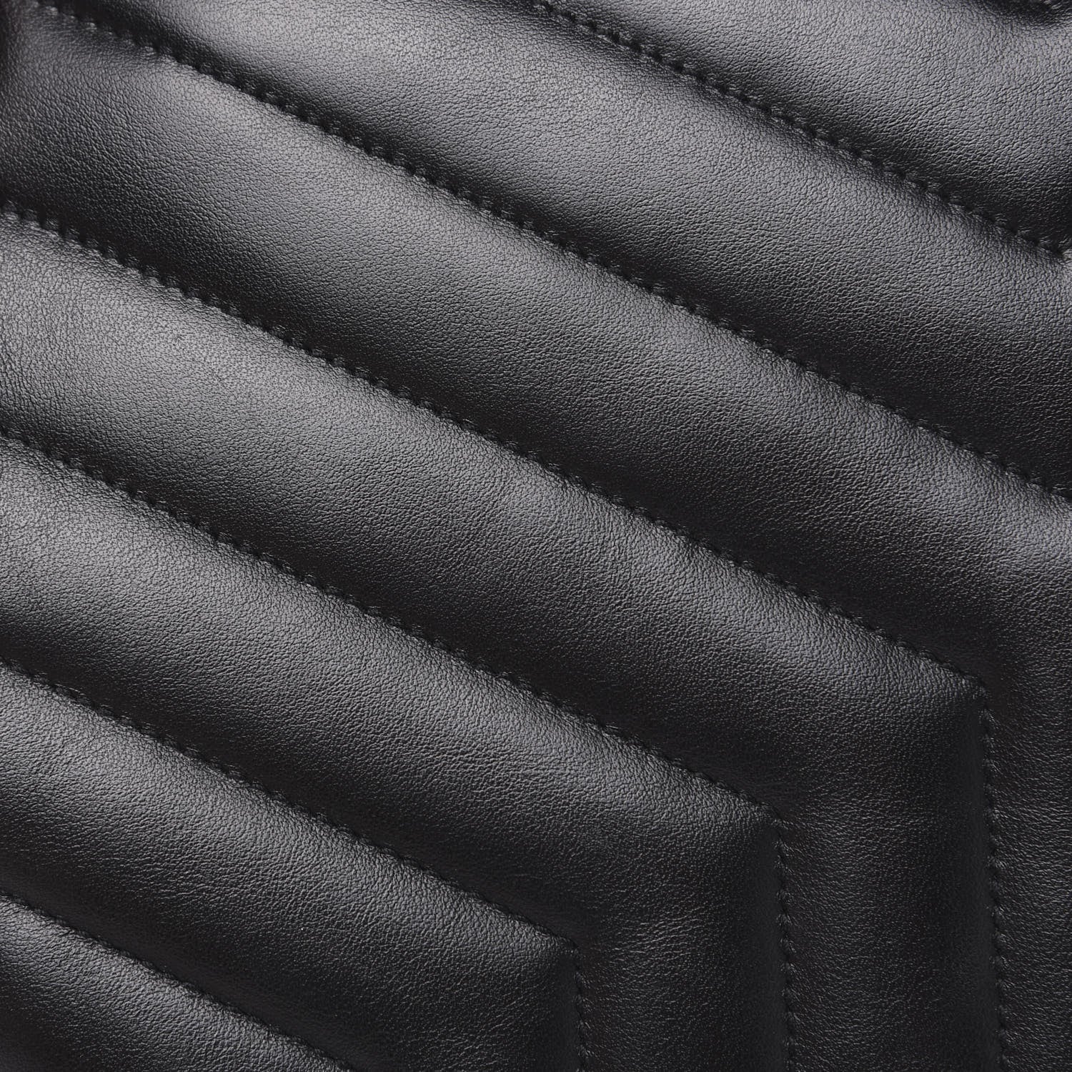 Saint Laurent Calfskin Y Quilted Monogram Loulou Document Holder Black 6 of 8