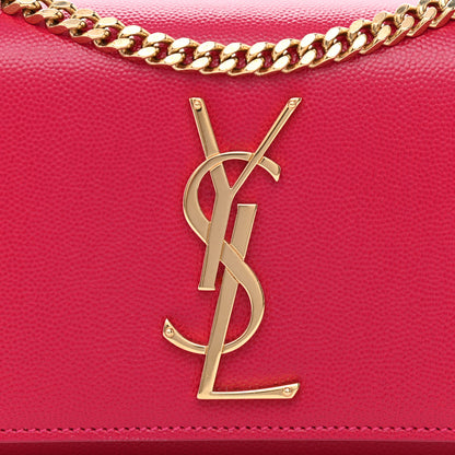 Saint Laurent Grain De Poudre Small Monogram Kate Satchel 7 of 9