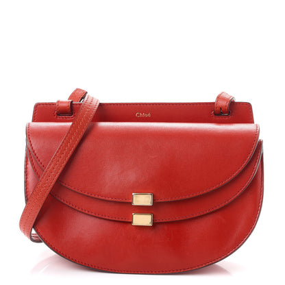 Chloe Calfskin Mini Georgia Crossbody Bag Paprika Red 1 of 13