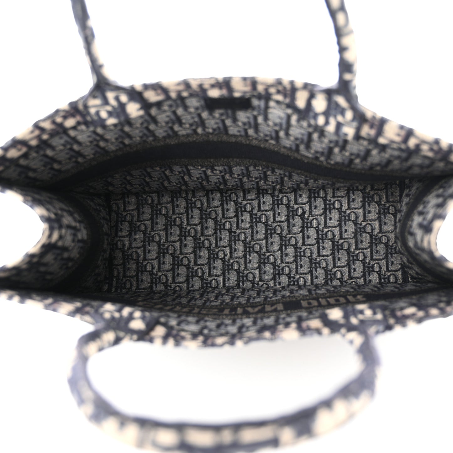 Oblique Large Book Tote Blue Multicolor