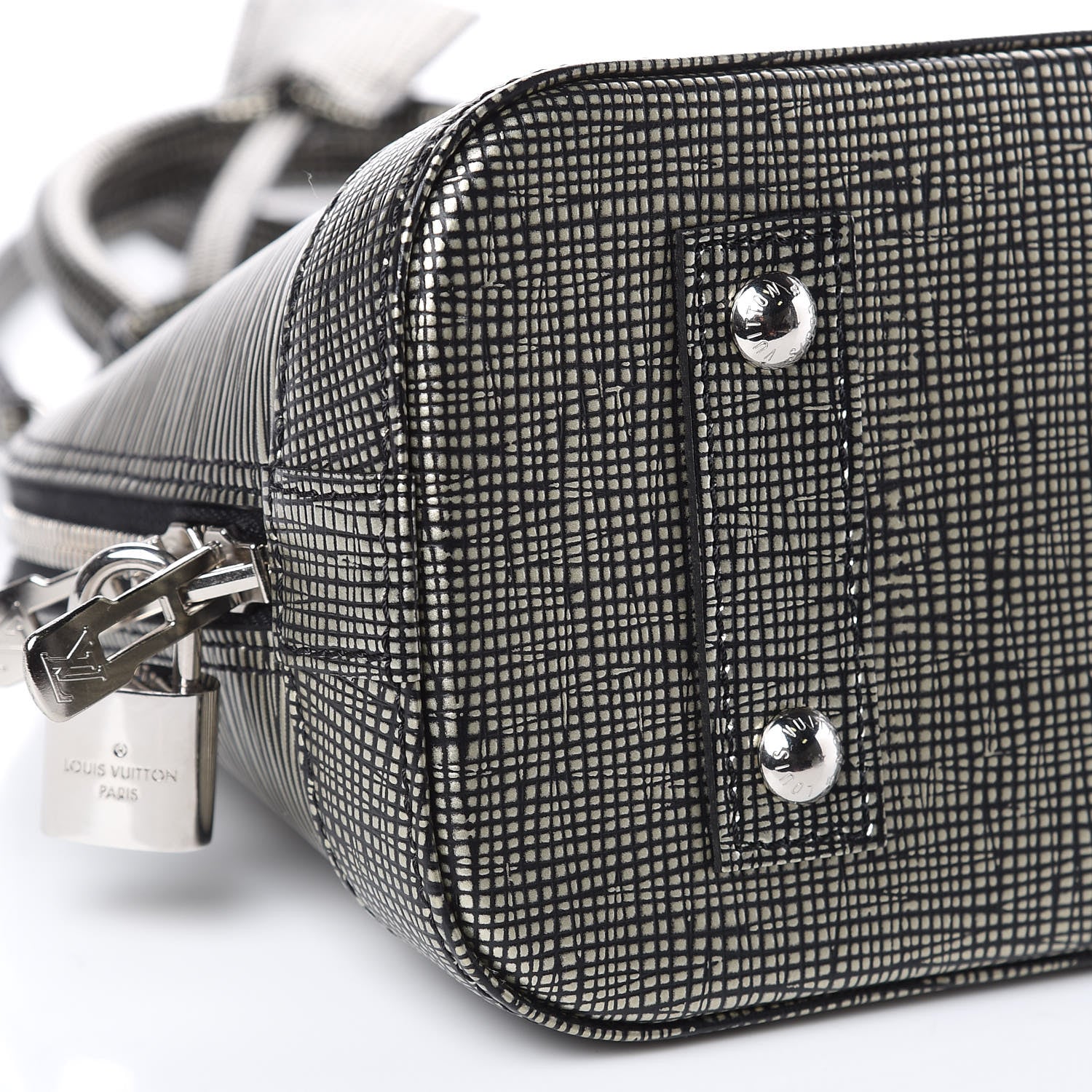 Louis Vuitton Epi Alma BB Platine 6 of 9