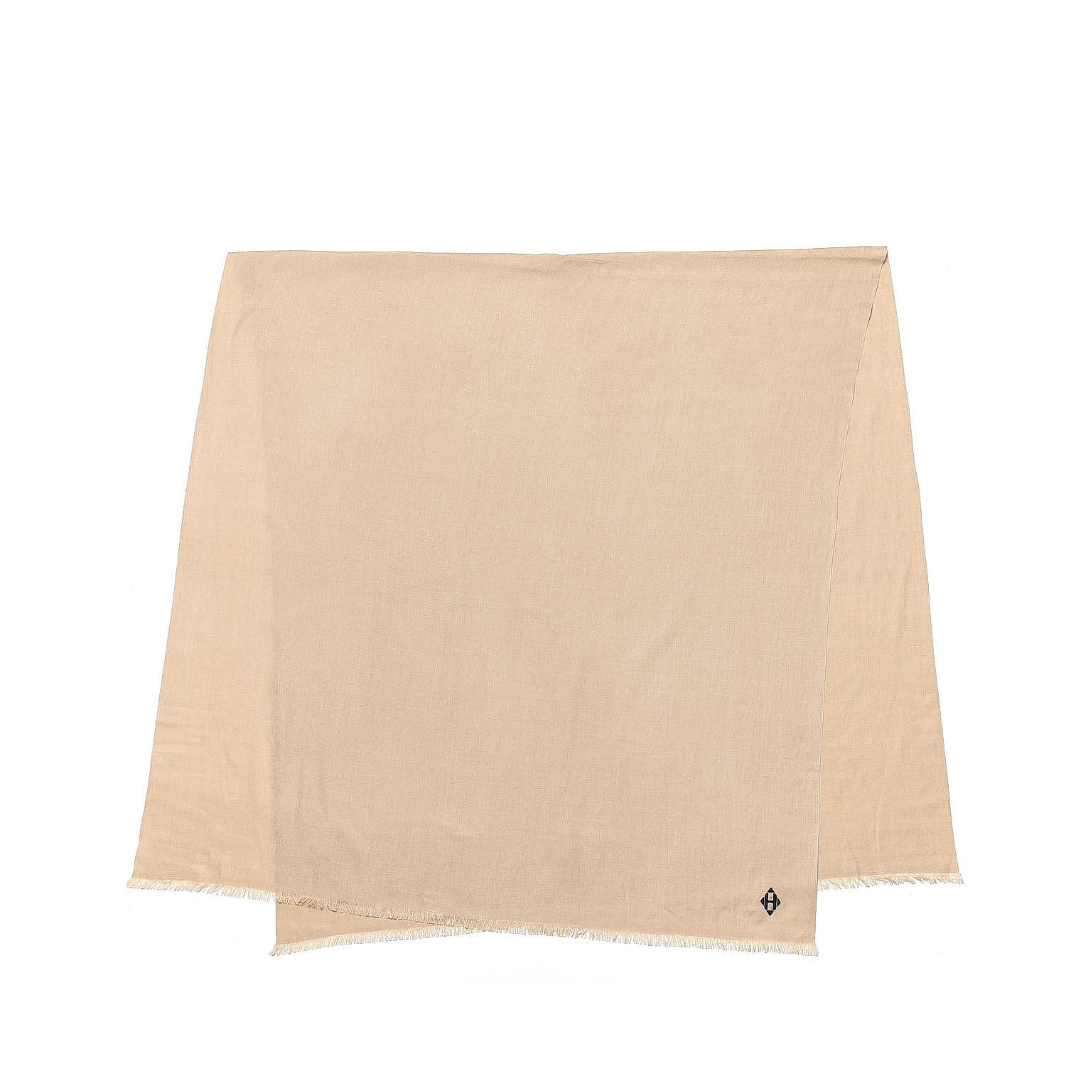 Hermes Silk Stole Camel Dore 3 of 6