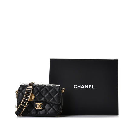 Chanel Caviar Quilted Mini Chain Soul Flap Black 10 of 10