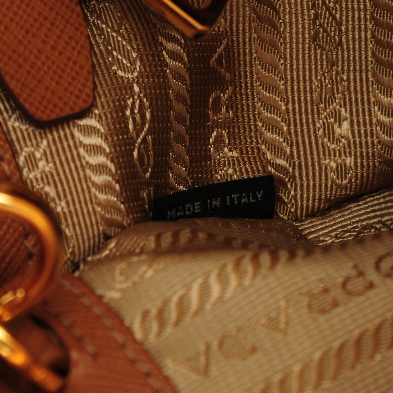 Prada Saffiano Medium Galleria Double Zip Tote Caramel 6 of 9