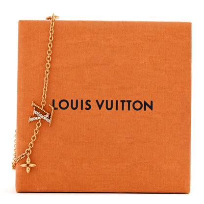 Louis Vuitton Metal Crystal LV Iconic Bracelet Gold 6 of 6
