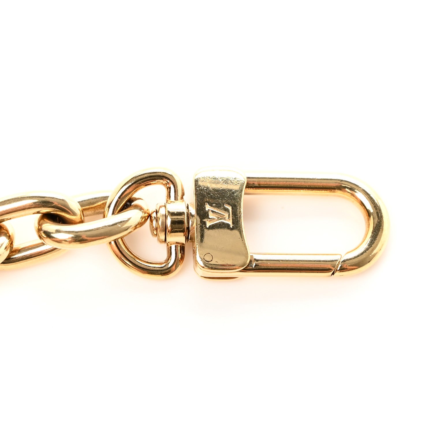 Louis Vuitton LOUIS VUITTON Short Chain Strap Gold 3 of 3